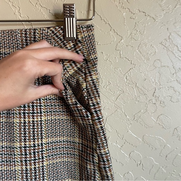 Cabi #3584 Plaid Pastime Faux Wrap Mini Skirt - Picture 7 of 7